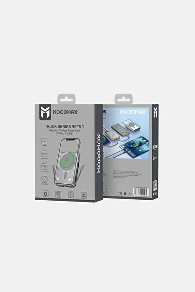 MOOGMAX 4 In 1 MX219 Power Bank 10000 mAH, Silver