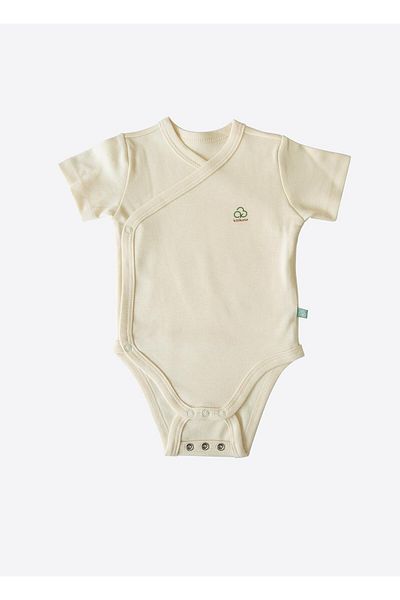 kitikate Organic New Basic Extended Double Breasted Short Sleeve Body