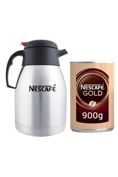 Nestle Silver 900Gr Tin Granulated Coffee Thermos