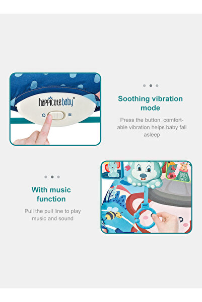 Ma Baby Multifunctional Baby Music Vibration Rocking Chair, Newborn Baby Rockers