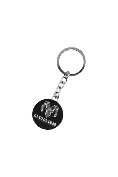 DODGE Logo Keychain - Premium Metal Car Key Ring for Dodge Owners