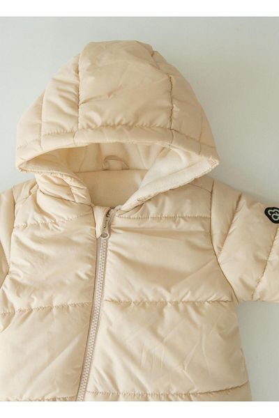 kitikate Jesica single zipper cosmonaut beige