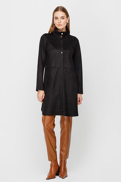 Esswaap Μαύρο Suede Fabric - Εφέ Φορέσεως και Εξόδου