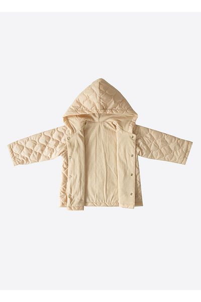 kitikate Capella Beige Quilted Coat
