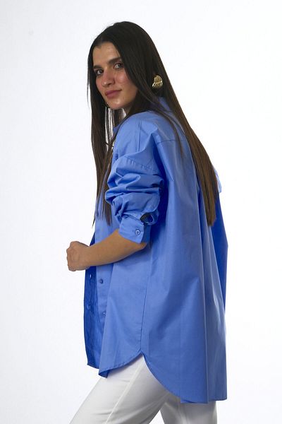 ABBRA Cămașă poplin 100% bumbac pentru femei
