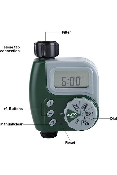 fulina Digital Faucet Timer,Automatic Watering Water,Saving Irrigation,for Garden Watering System