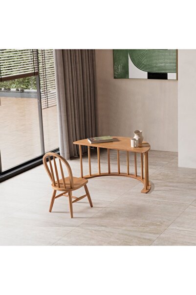 AlfaCountry Mobilya PİKLER HALKASI MONTESSORİ AKTİVİTE MASASI MASİF KAYIN VER...