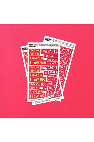 Ambalaj Modacısı مجموعة أنا أحبك (نمط أنا أحبك 3-4-5 سم)