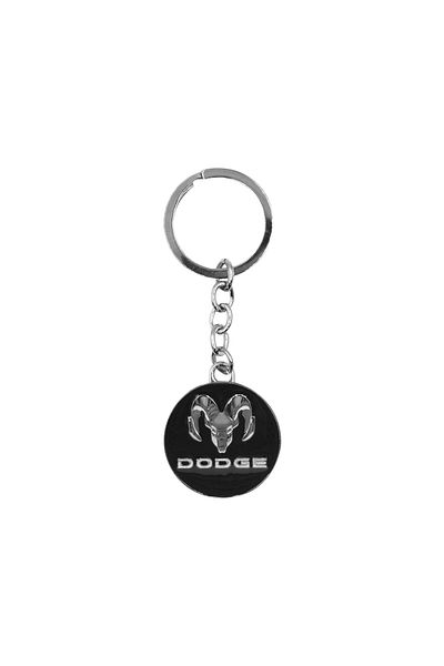 DODGE Logo Keychain - Premium Metal Car Key Ring for Dodge Owners
