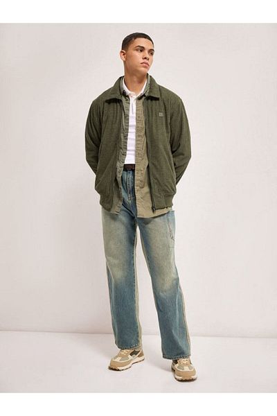 The Bear House Men's Polyester Jacket Lightweight, Water-Resistant & Stylish for All-Season Wear