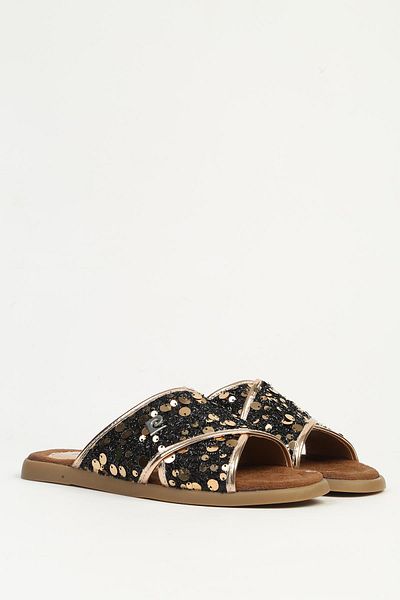 Pierre Cardin Gold Women's Slippers Pc-54775