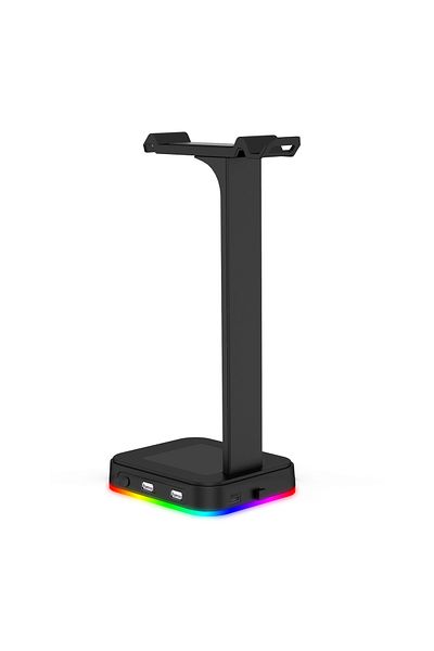 Other RGB Gaming Detachable Headphone Holder Black