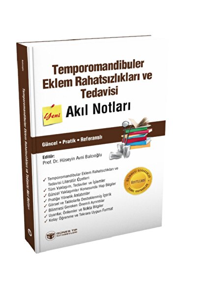 Güneş Tıp Kitabevi Temporomandibuler Eklem Rahatsızlıkları Ve Tedavisi Akıl Notları