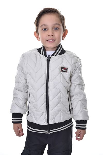 freemen Sports Men's Sports Children's Stone College Collar Lined Water and Windproof Zipper Pocket Coat Jacket