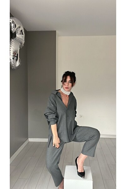 ABBRA Women's 100% Cotton Elastic Waist Shirt Pants Set