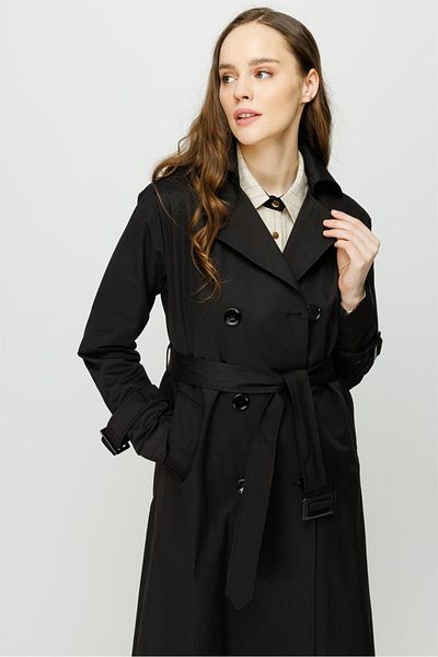 Esswaap Epaulet And Aller Detailed Trench Coat Black