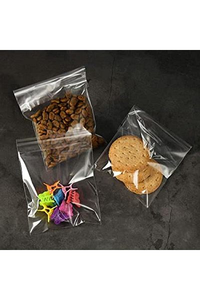 BossPack Mg Home Transparent Banded 10X20 cm Shiny Gelatin Bag 50 Pieces Transparent Gift Bag