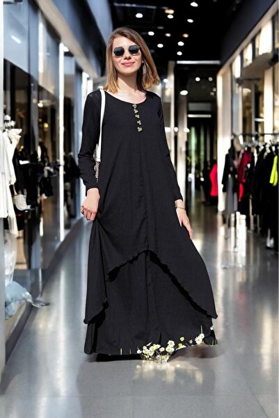 Barbora Günlük Salaş İki Katlı Elbise