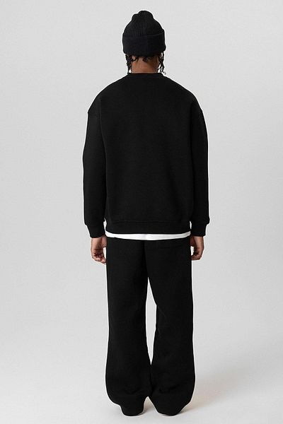 VAMOSCLO Set de trening oversize de bază negru