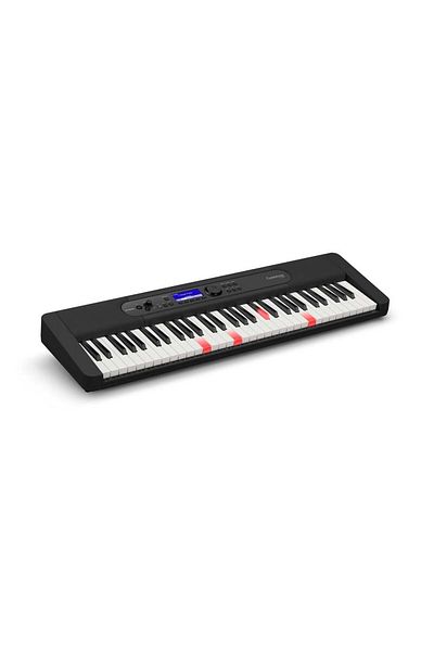 Casio Lk-s450 - جهاز أوكتاف مع 5 مفاتيح مضيئة - 61 دقة، هدية محول