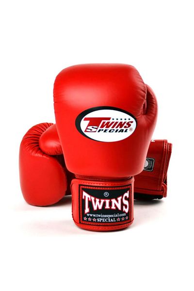 TWINS Bgvl3-Rd Boxing Gloves Leather Muay Thai Gloves