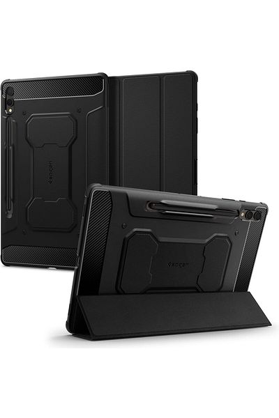 Spigen Spigen Rugged Armor Pro for Samsung Galaxy Tab S10 PLUS case 12.4 / Galaxy Tab S9 PLUS case Black