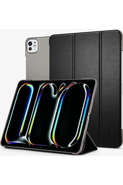 Spigen غطاء Spigen Smart Fold المصمم لجهاز iPad Pro 11 بوصة M4 (2024) - أسود