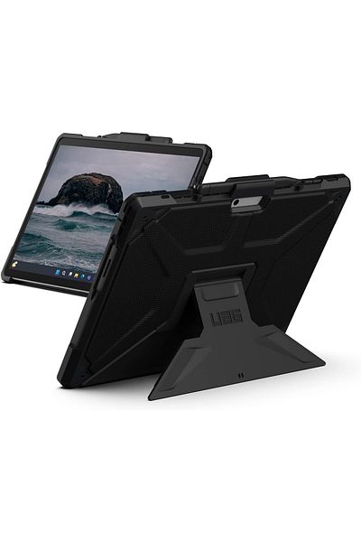 Urban Armor Gear UAG Metropolis for Microsoft Surface Pro 11/10/9 case Built-in Kickstand - Black