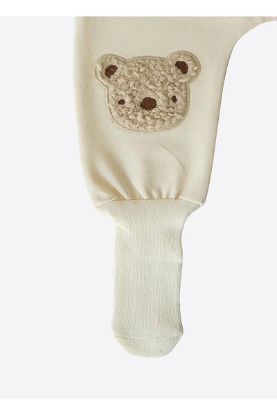 kitikate Organic Teddy Bear Socks Tolu Natural