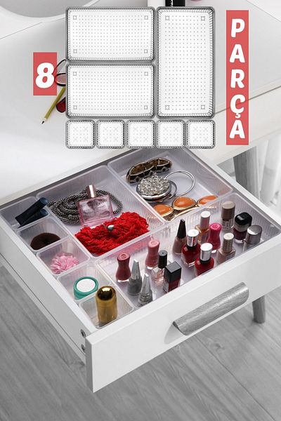 Nandy Home Οργάνωση συρταριών 8 τεμαχίων, Σετ Organizer