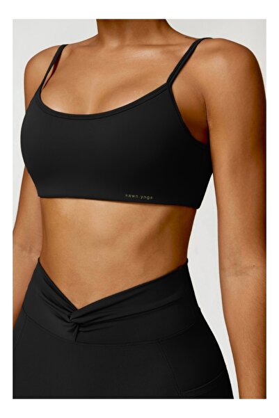 KAWN YOGA Womens X Back Sports Bra - Padded Low Impact Workout Yoga Bra with ...