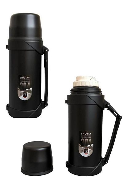 GLANCE 2.0L Black Steel Thermos