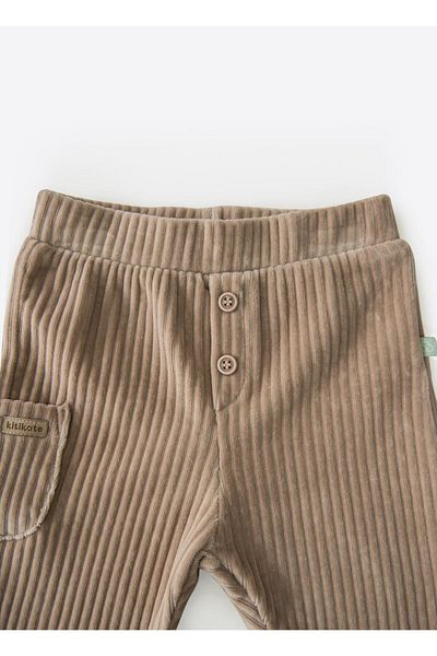 kitikate Beige Organic Dosse Trousers
