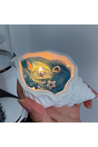 Generic Ocean Shell Conch Scented Candle,Sea Shell Scented Good Luck Candle,S...