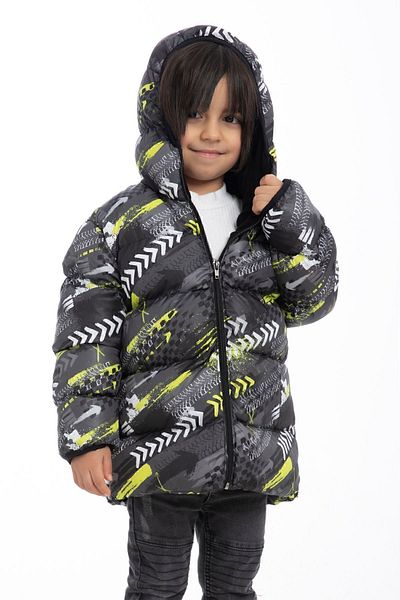 freemen Sports Men's Digital Pattern Fleece Water and Windproof Hooded Coat