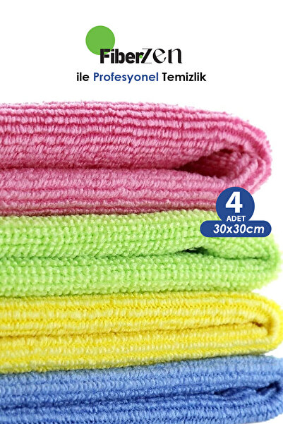 Evima Mikrofiber Temizlik Bezi | 30x30cm | 4lü Dürüm