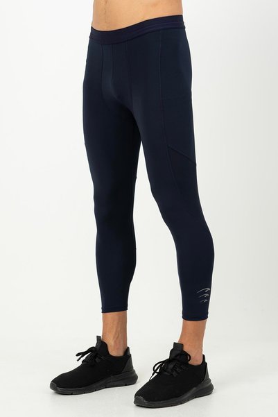 MARATON Running Men's Navy Blue Leggings