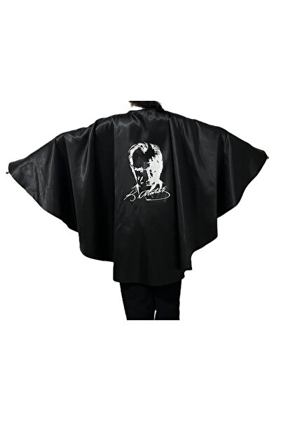 Asyabayrak Atatürk Baskılı Pelerin-10 Kasım Okul Gösteri Pelerini