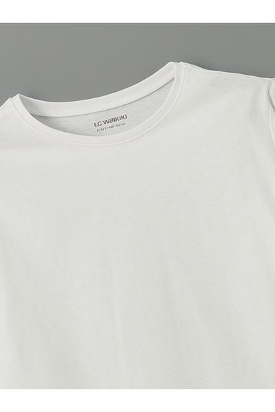LC Waikiki Tricou pentru fete cu gât crew de sezon nou - S5N956Z4