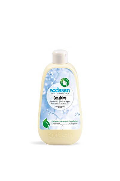 Sodasan Elde Bulaşık Deterjanı Hassas Ciltler İçin Kokusuz - 500 ml