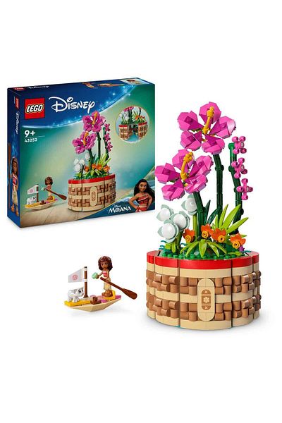 LEGO Moana's Disney Flower Pot 43252 - Mini Doll Figure for Children over 9 Years Old