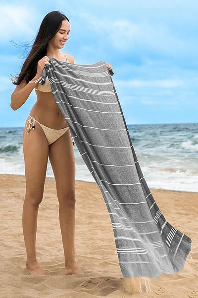 Hepsine Rakip Πετσέτα Sultan Peshtemal 100 Cotton Sea Beach Bath Peshtemal 100x180 cm