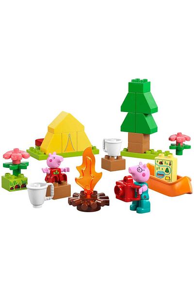 LEGO Duplo Peppa Pig Camping Trip 10452 - Y with Tent and Canoe for Children from 2 Years and up