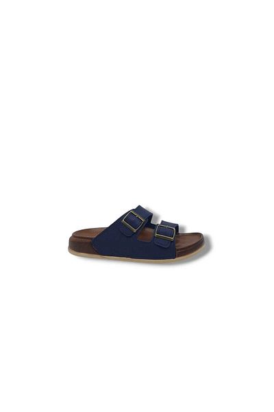 Zerhan Παντόφλες καθημερινής χρήσης Witta 55201 Unisex Navy Blue Buckle