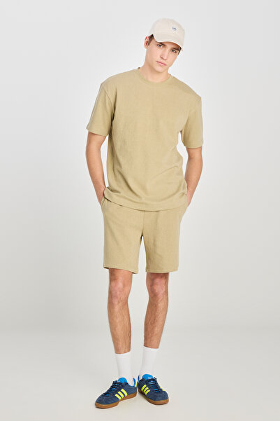 Lee Μπλουζάκι από βαμβακερό ανοιχτό πράσινο με φαρδιά εφαρμογή