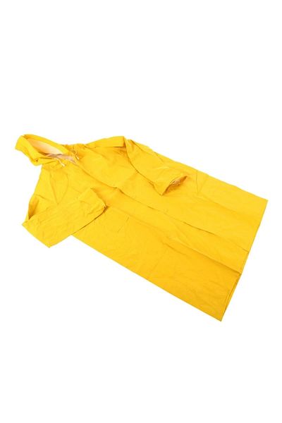 MURAT UYGUN Unisex Yellow PVC Raincoat Xxl Snap Model Thick