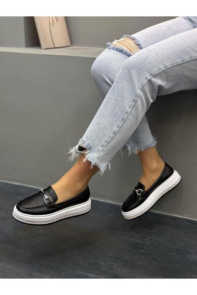 DİVA Γυναικεία casual παπούτσια Black Skin Stone