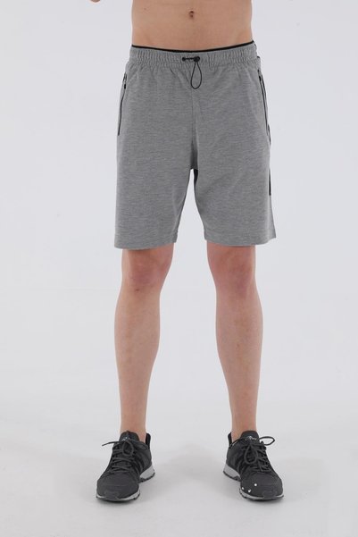 MARATON Regular Men's Gray Melange Shorts