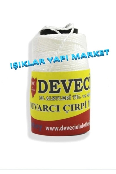 DEVECİ Duvarcı Çırpi Ipi-hobi El Işleri-inşaat-çirpi Ipi-naylon Ip (KÜÇÜK BOY) 100gr.
