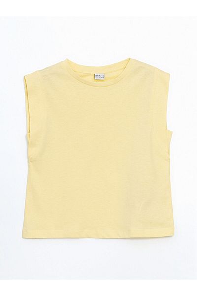 LC Waikiki New Season Crew Neck Girl's T-Shirt - S5Ib77Z4